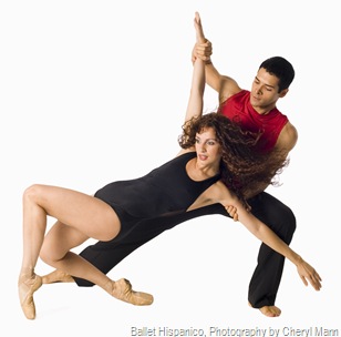 Ballet Hispanico, Photo of Angelica Burgos & Waldemar Quiñones-Villanueva 2 by Cheryl Mann