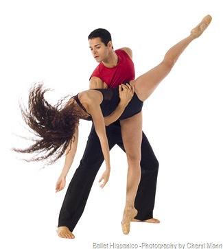 Ballet Hispanico, Photo of Angelica Burgos & Waldemar Quiñones-Villanueva by Cheryl Mann